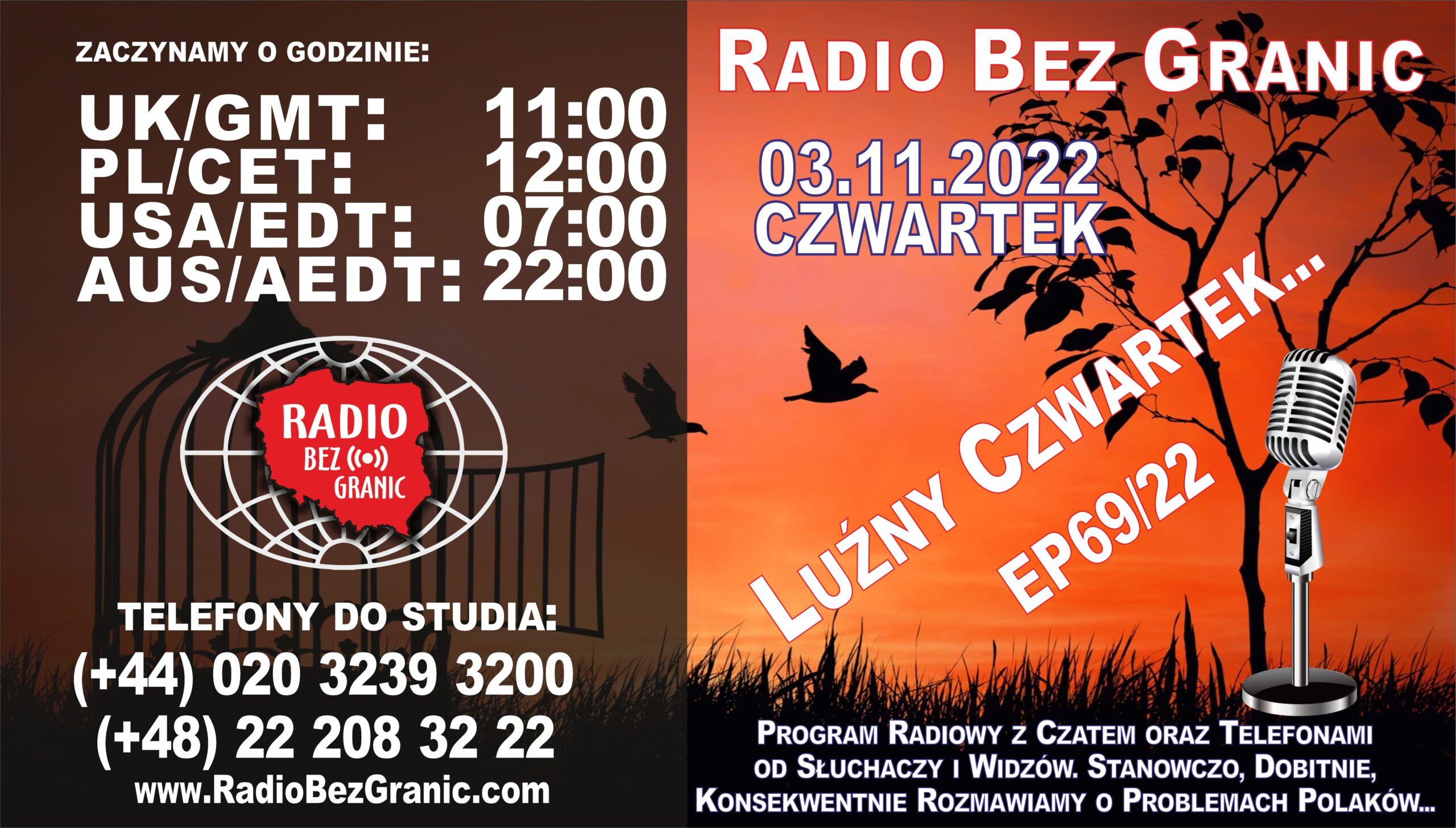 03.11.2022 - 11:00 - "Luźny Czwartek..." - EP69/22